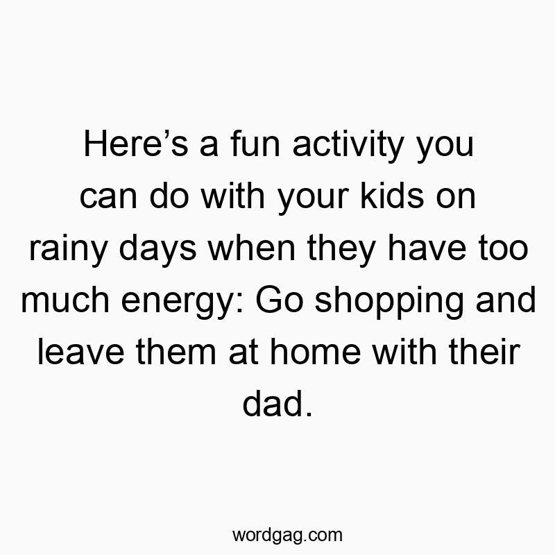 Here’s a fun activity you can do with your kids on rainy da…