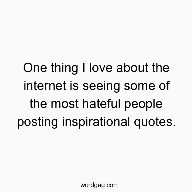 One thing I love about the internet is seeing some of the m…