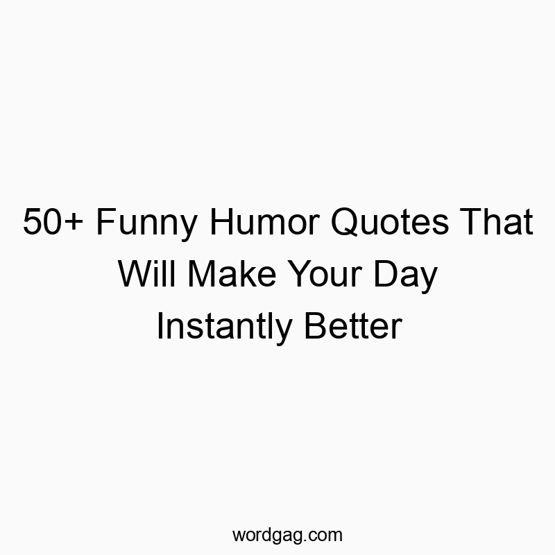 50+ Funny Humor Quotes That Will Make Your Day Instantly Better