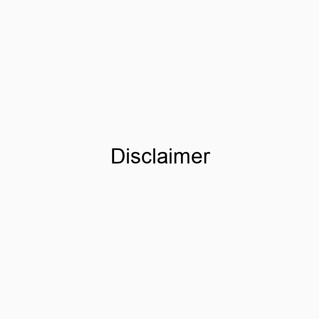 Disclaimer