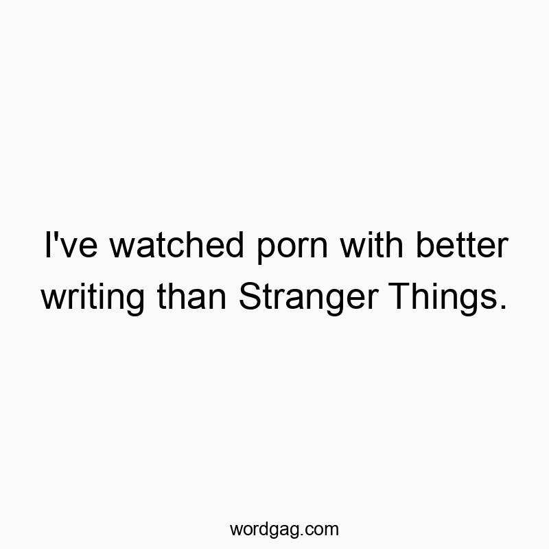 Witty quote about disappointing storytelling in shows, designed to make viewers laugh.